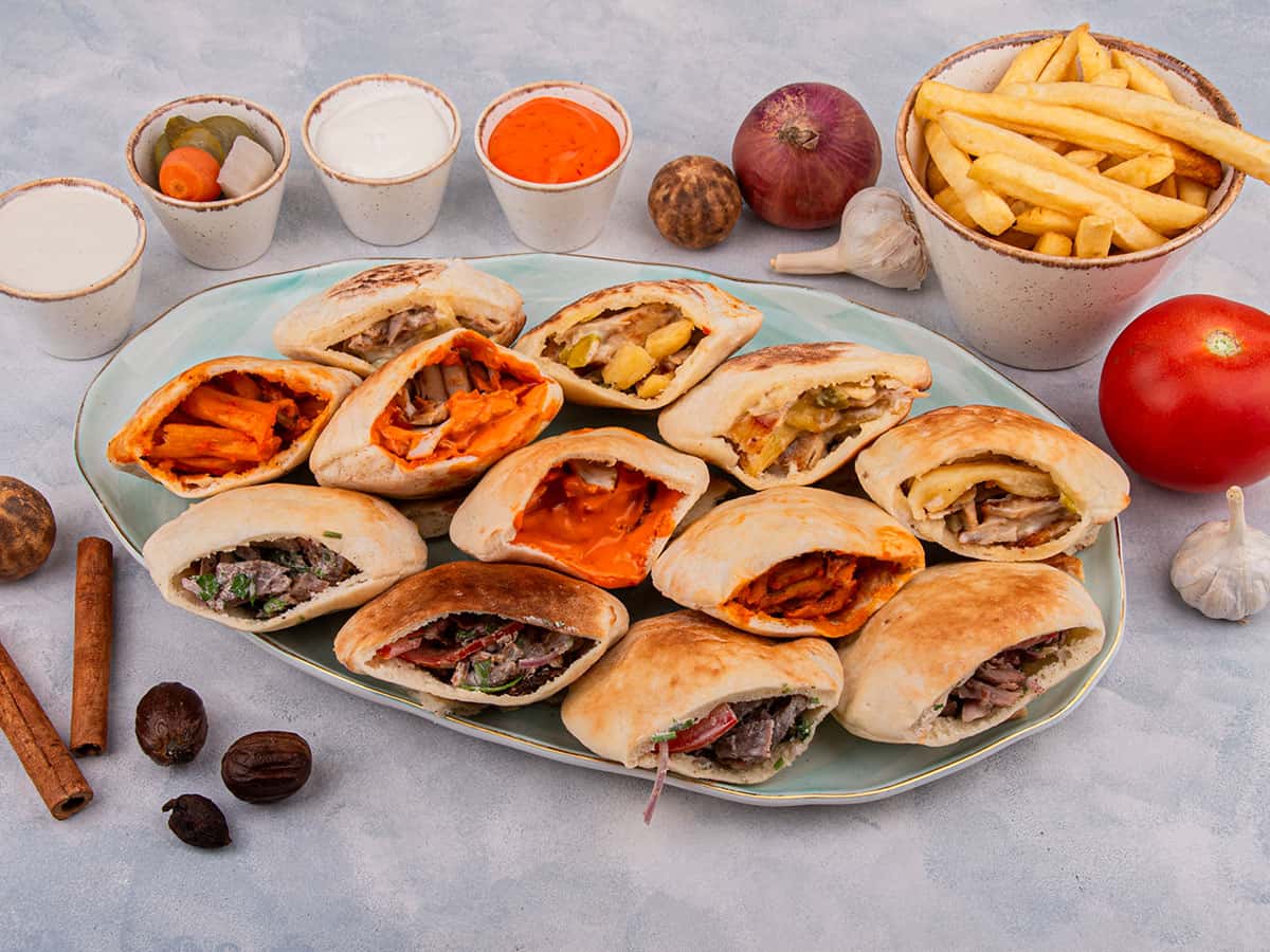 12 Mini Shawarma Box