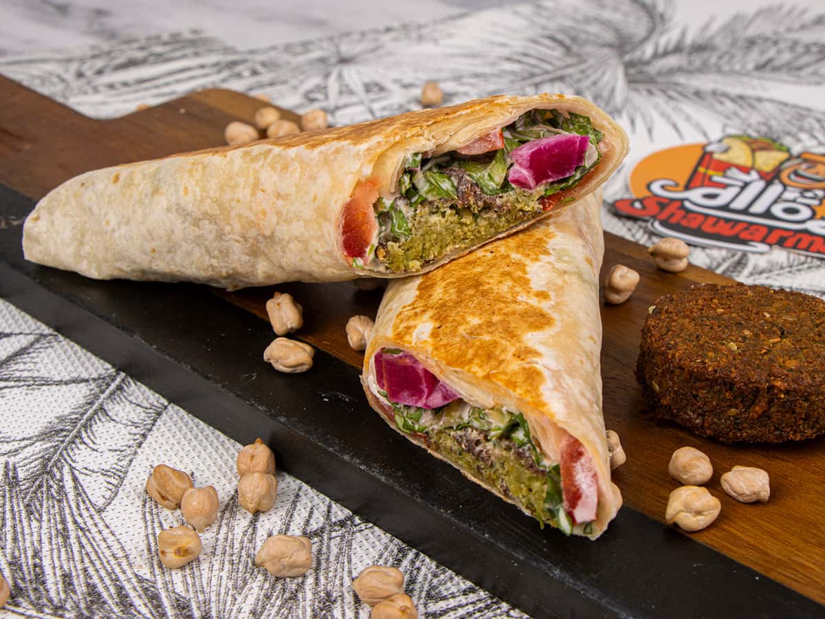 Falafel Saj Sandwich