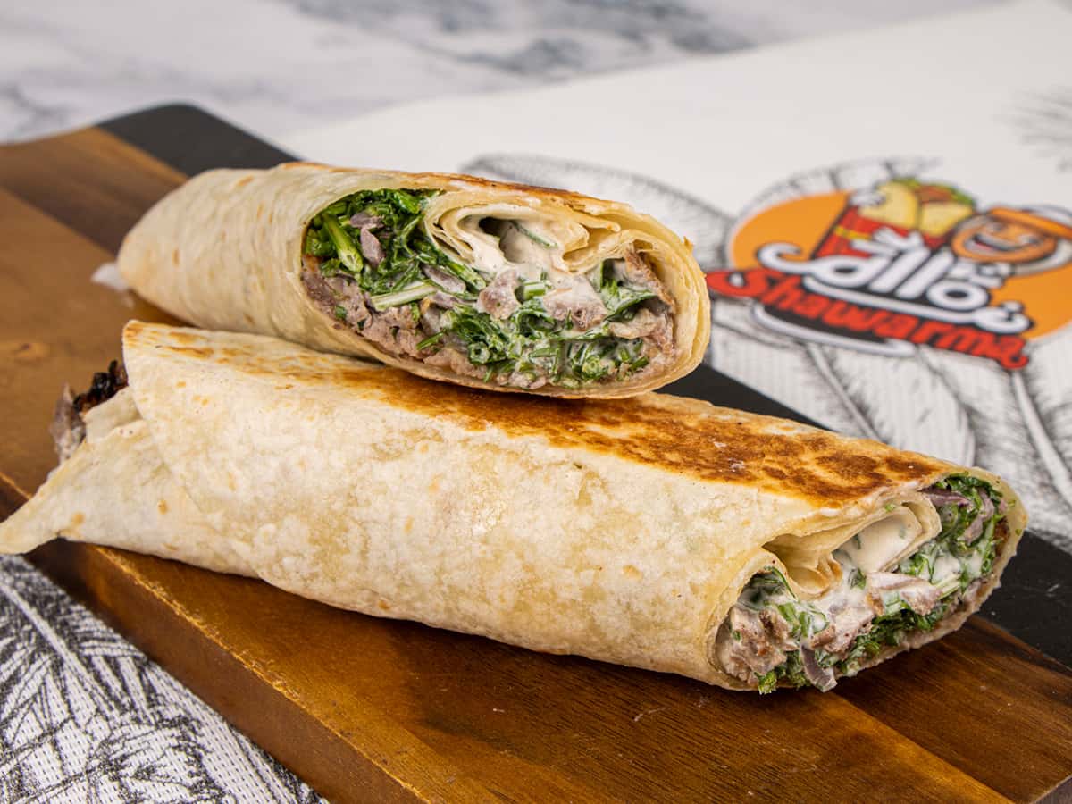 Beef Saj Shawarma