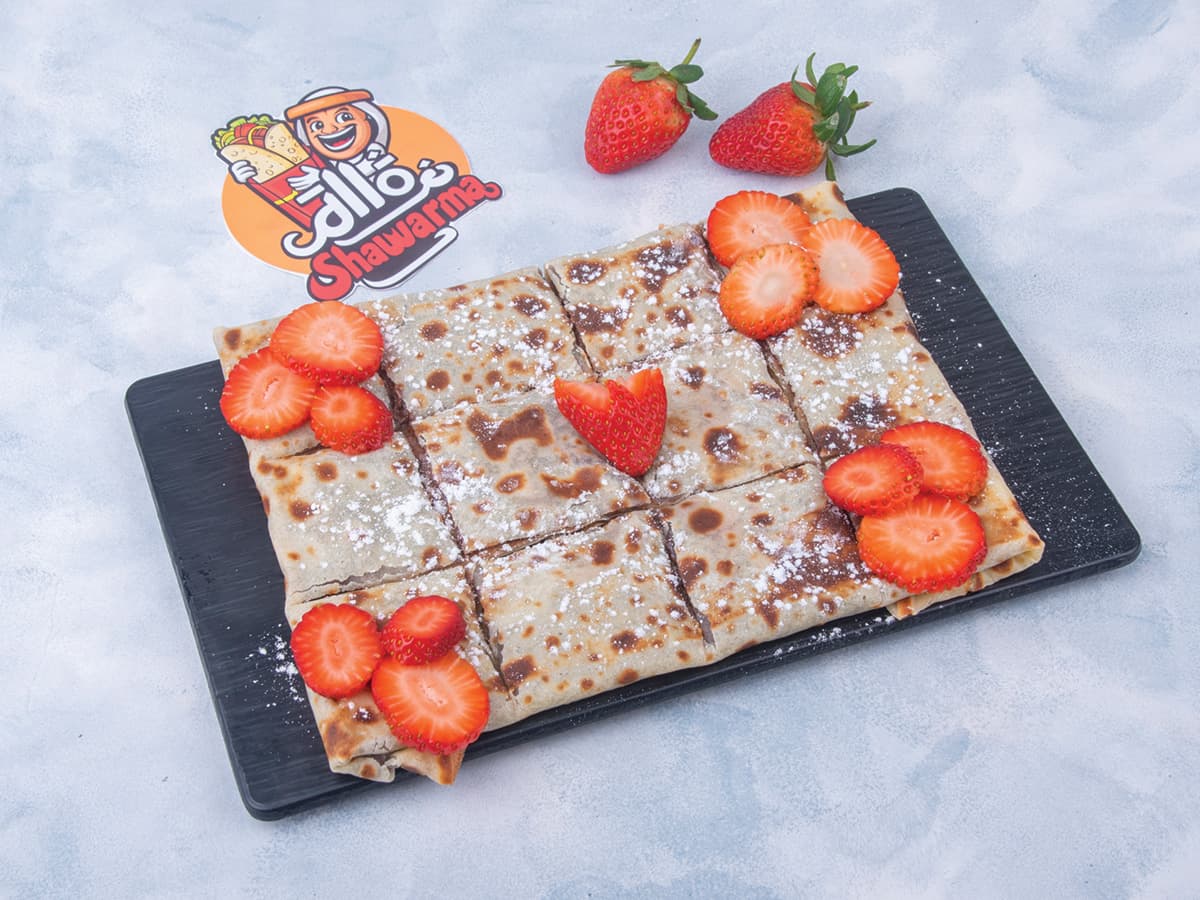 Nutella Strawberry Crepe